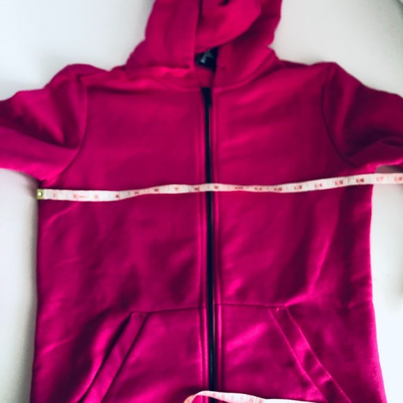 Adidas full zip hoodie Magenta-XS - Picture 3 of 10